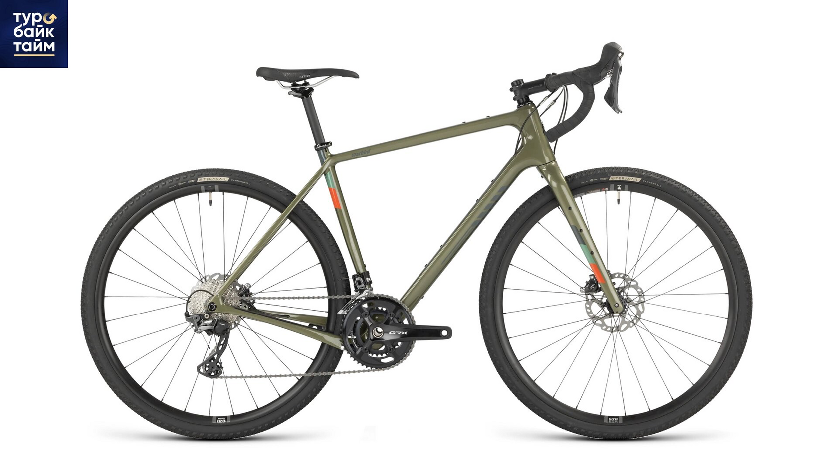 Salsa Warbird 2022-23 (GRX810 x2, Carbon), оливковый