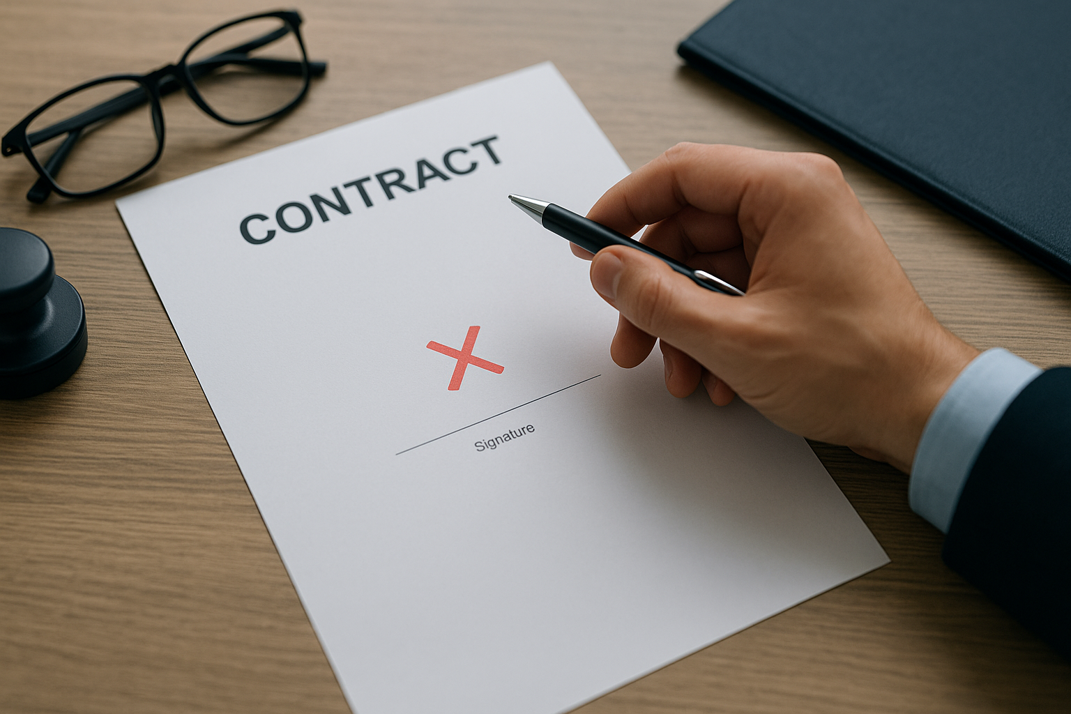 документ без подписи