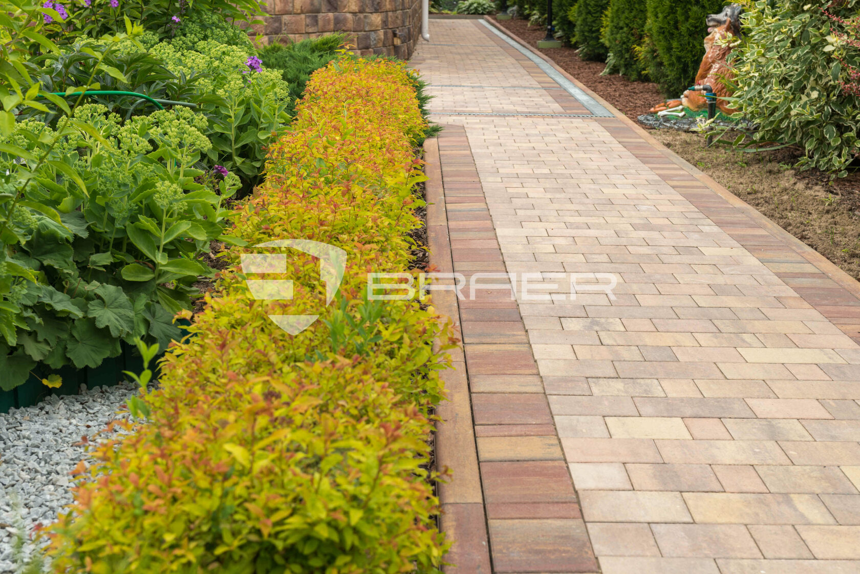 Браер укладка тротуарной плитки