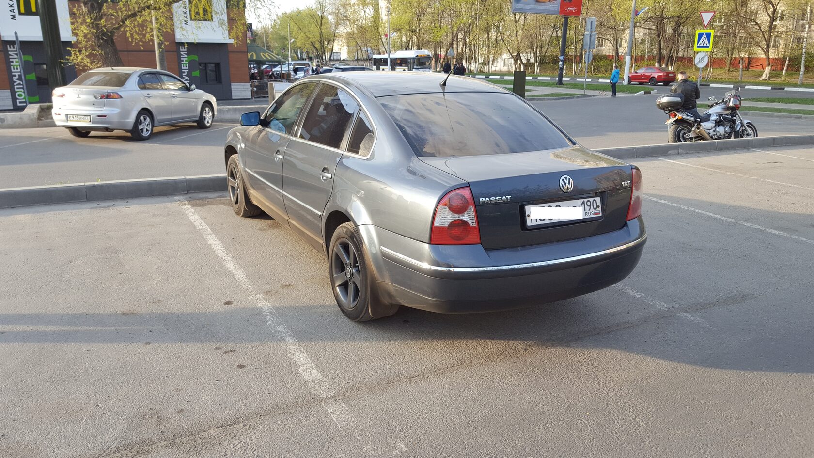 vw passat b5 вид сзади