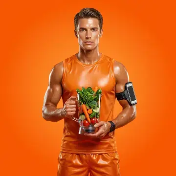 Мужчина с блендером