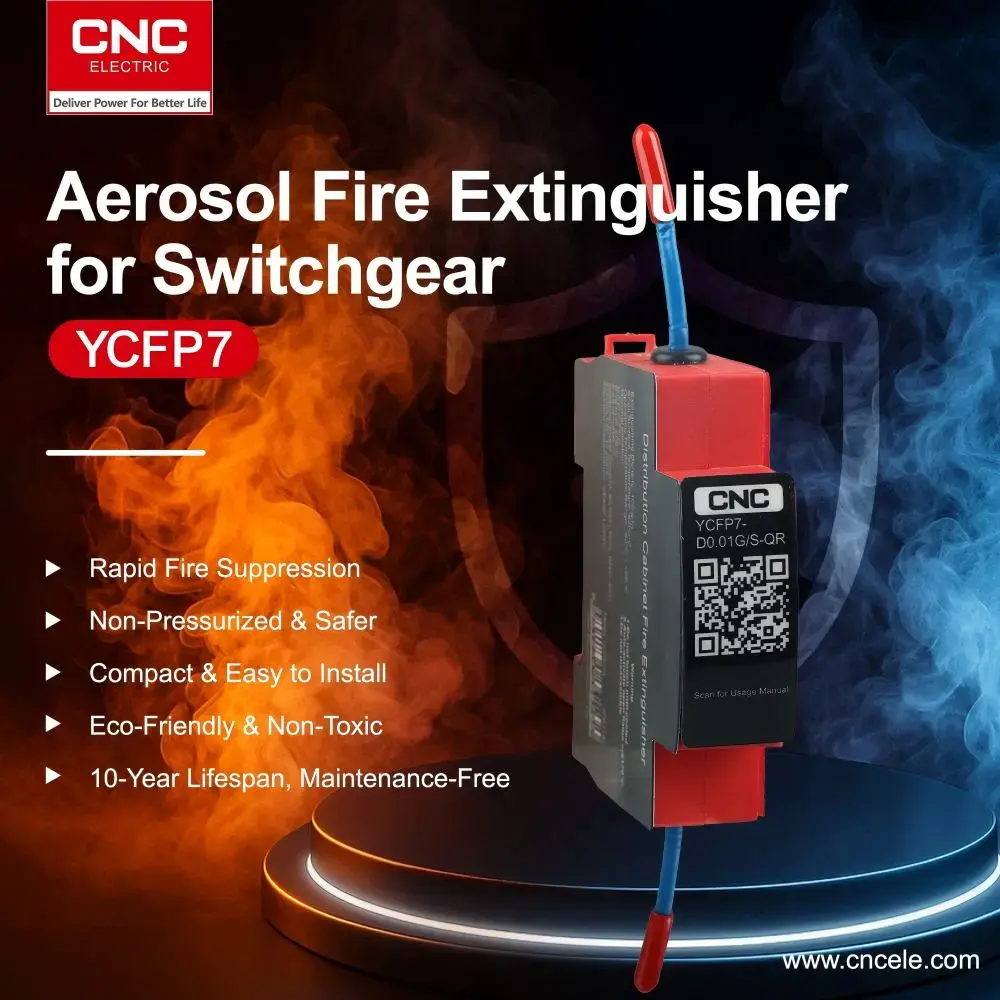 Аэрозольный огнетушитель YCFP7 для распределительных устройств