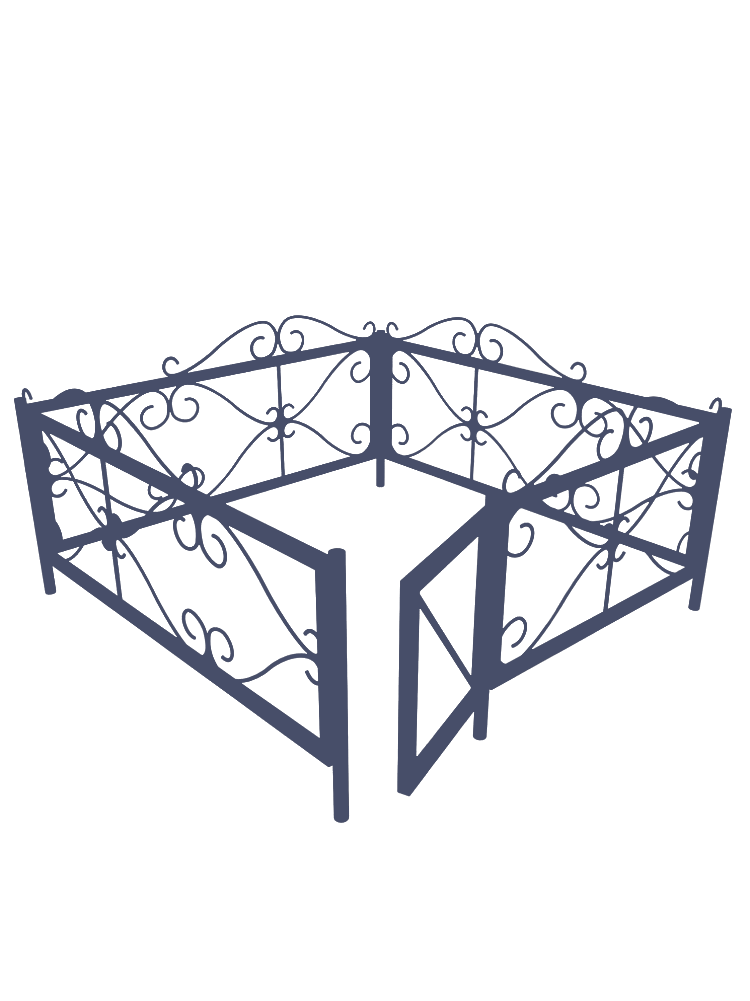 оградка на кладбище
