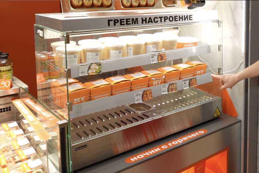 Готовая витрина MYBOX МАРКЕТ: как сохранить вкус и вид роллов до 12 часов