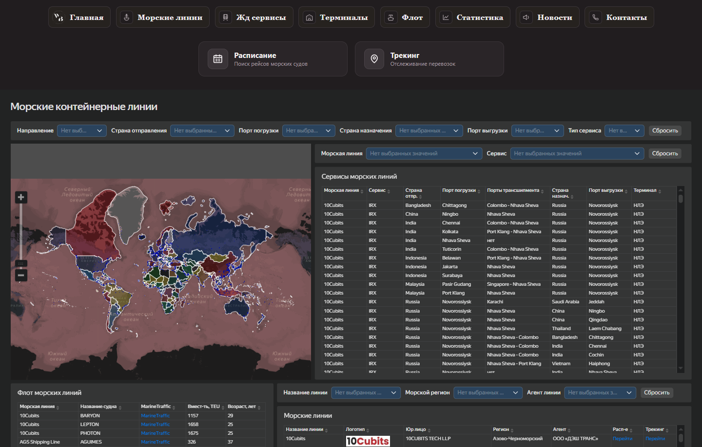 WAYBILL interface: Ocean Carriers