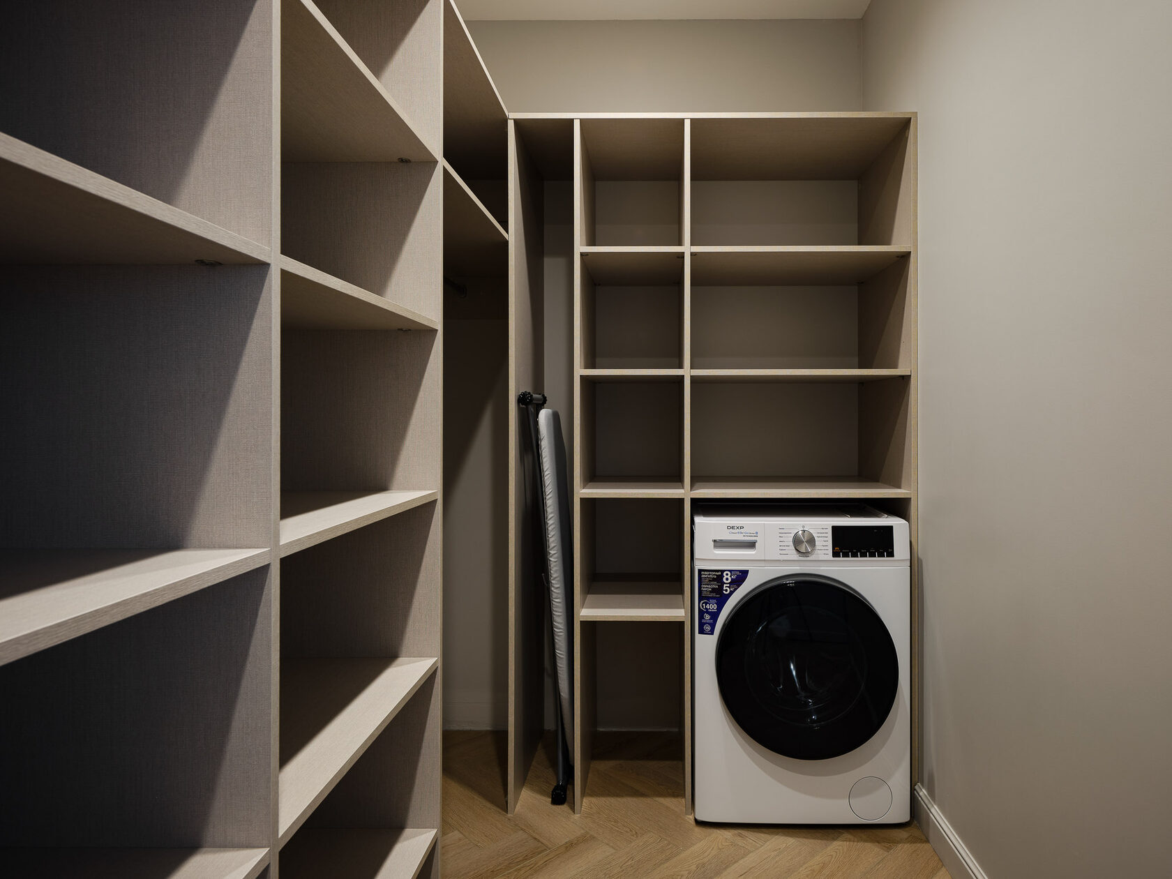 реализация гардеробной комнаты 