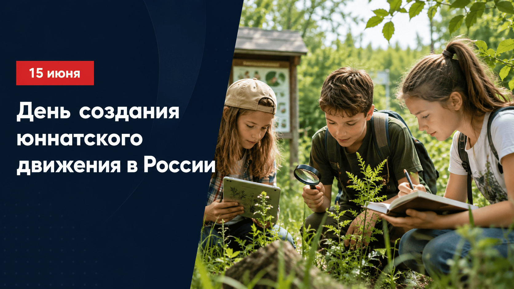 15 июня — День создания юннатского движения в России