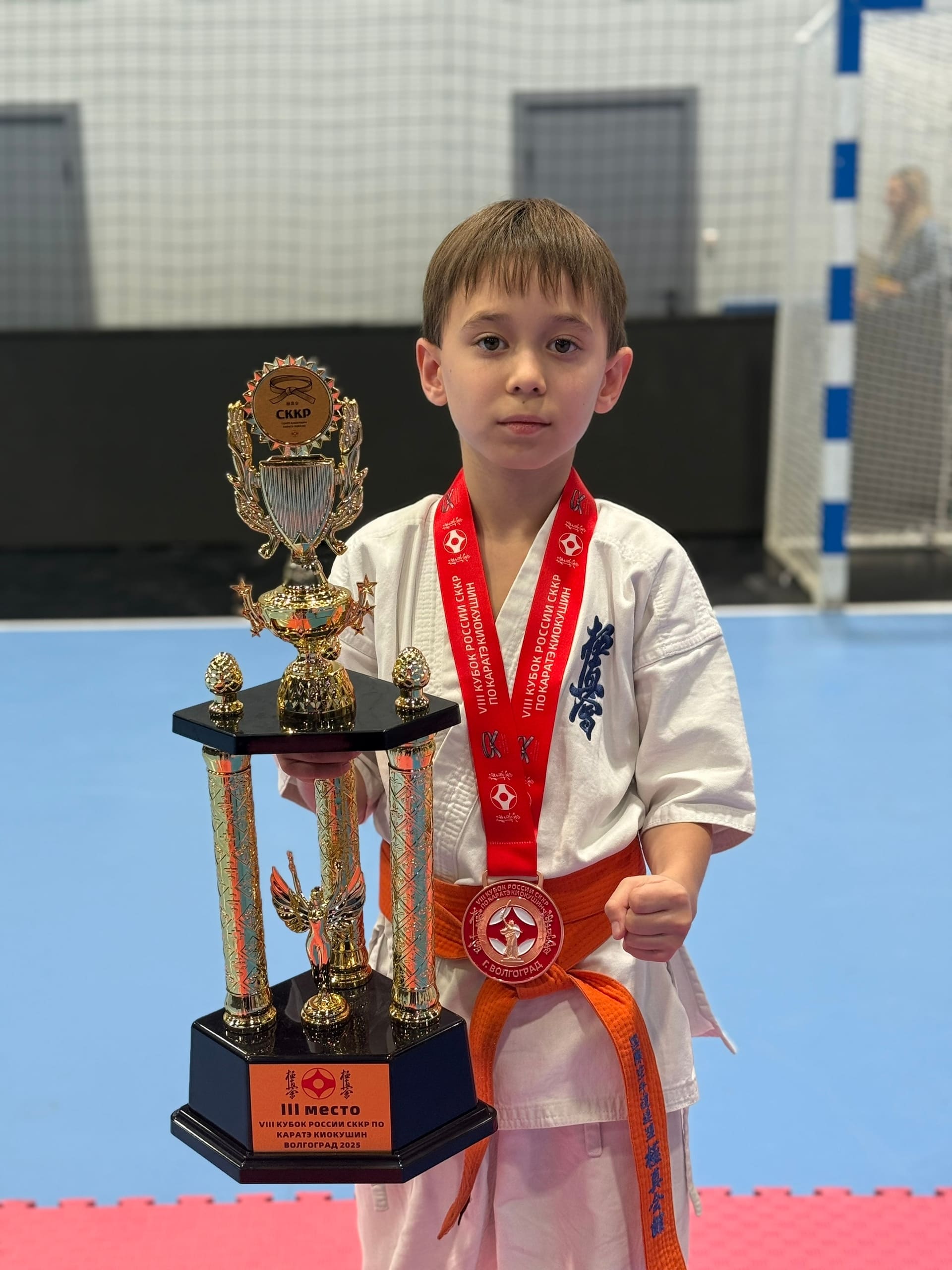 Оранжевый пояс в каратэ киокушинкай