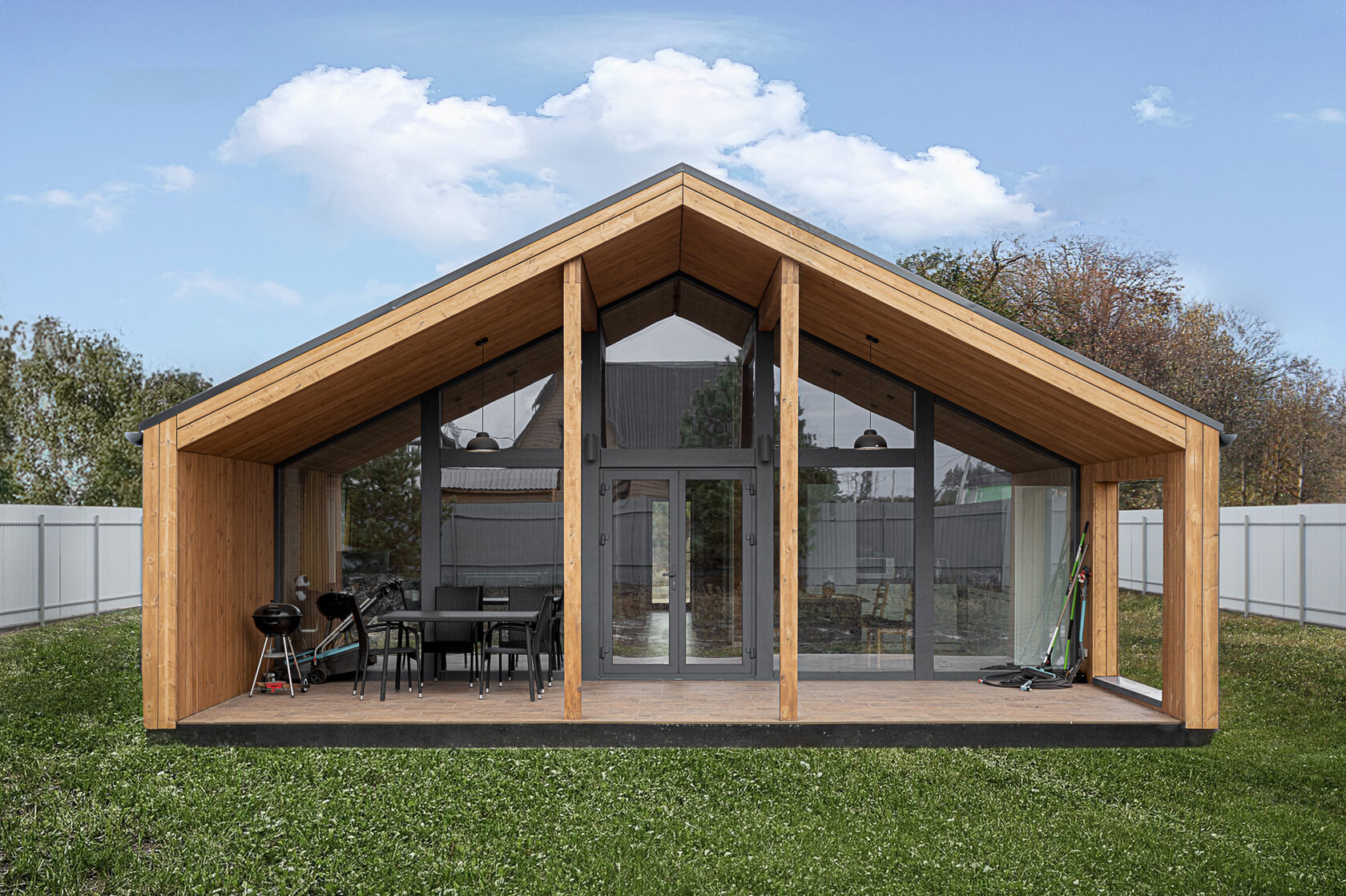 Каркасный дом в Апшеронска терраса