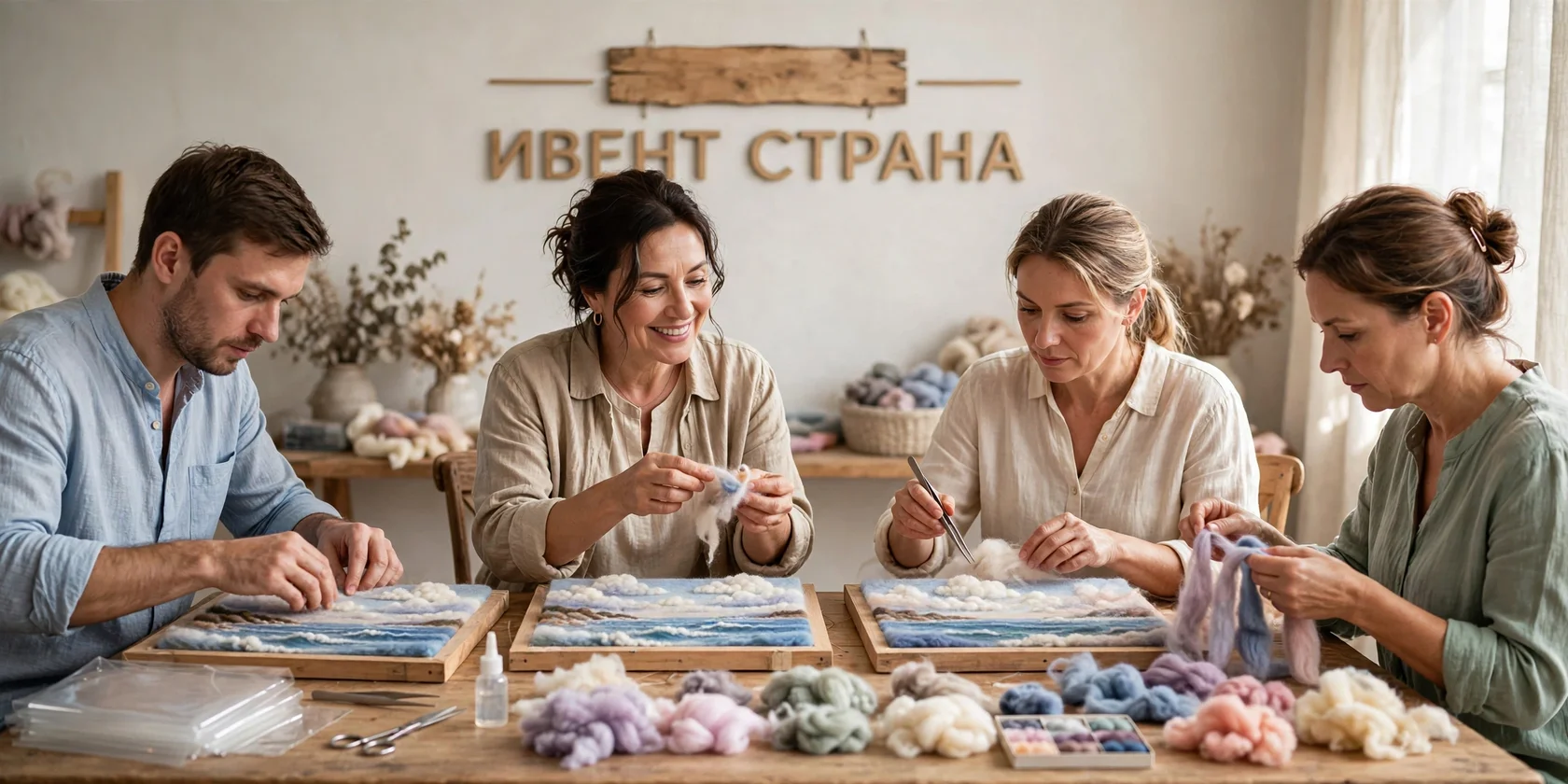 Шерстяная живопись