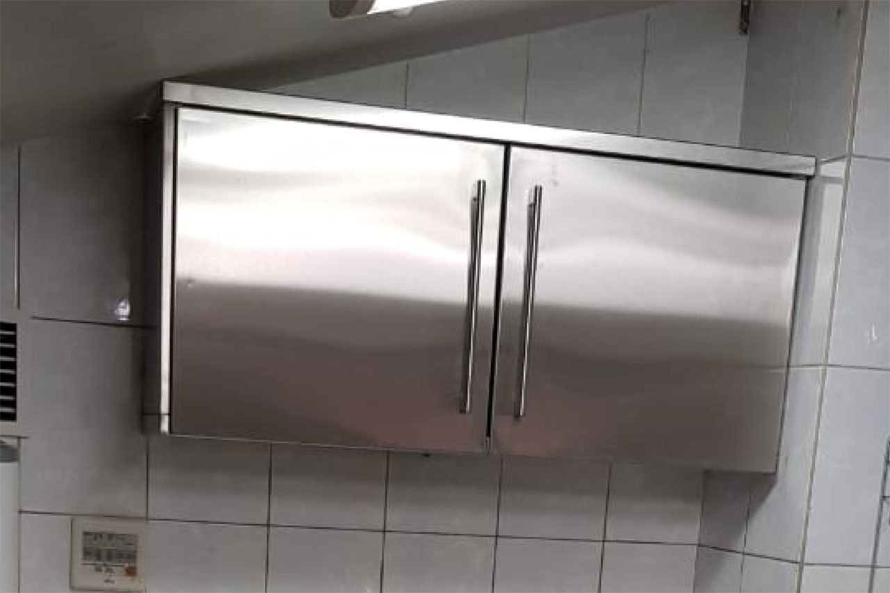 Шкаф кухонный нержавеющая сталь