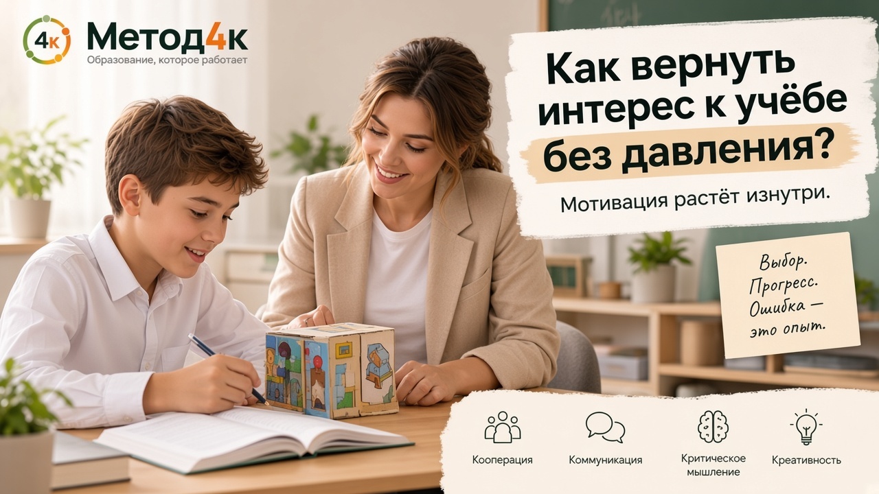 Мотивация к учёбе без давления