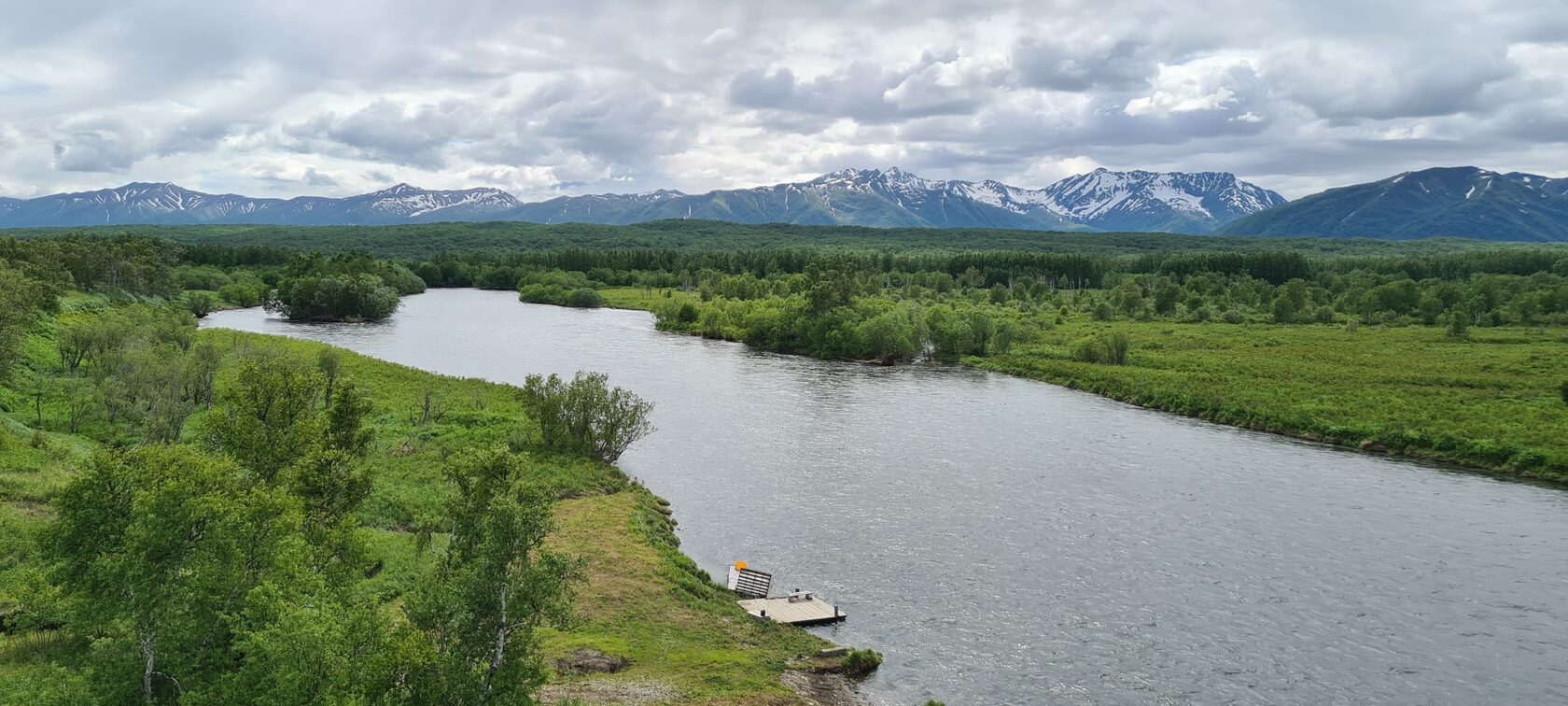 Река быстрая Камчатка