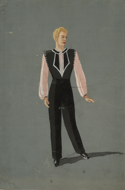 Назарина А.В. Эскиз театрального костюма. 1920–1930-е