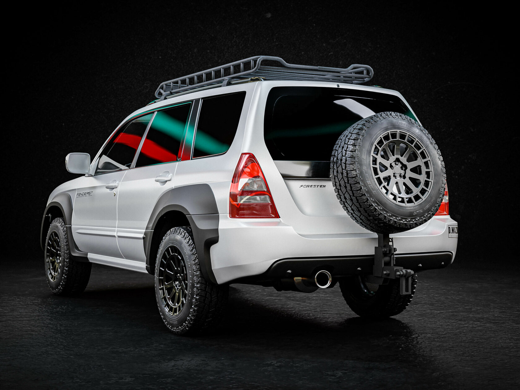 Fender Flares 30mm Set / Wide Body Kit SUBARU FORESTER SG5 0205 ACTIVE VACATION