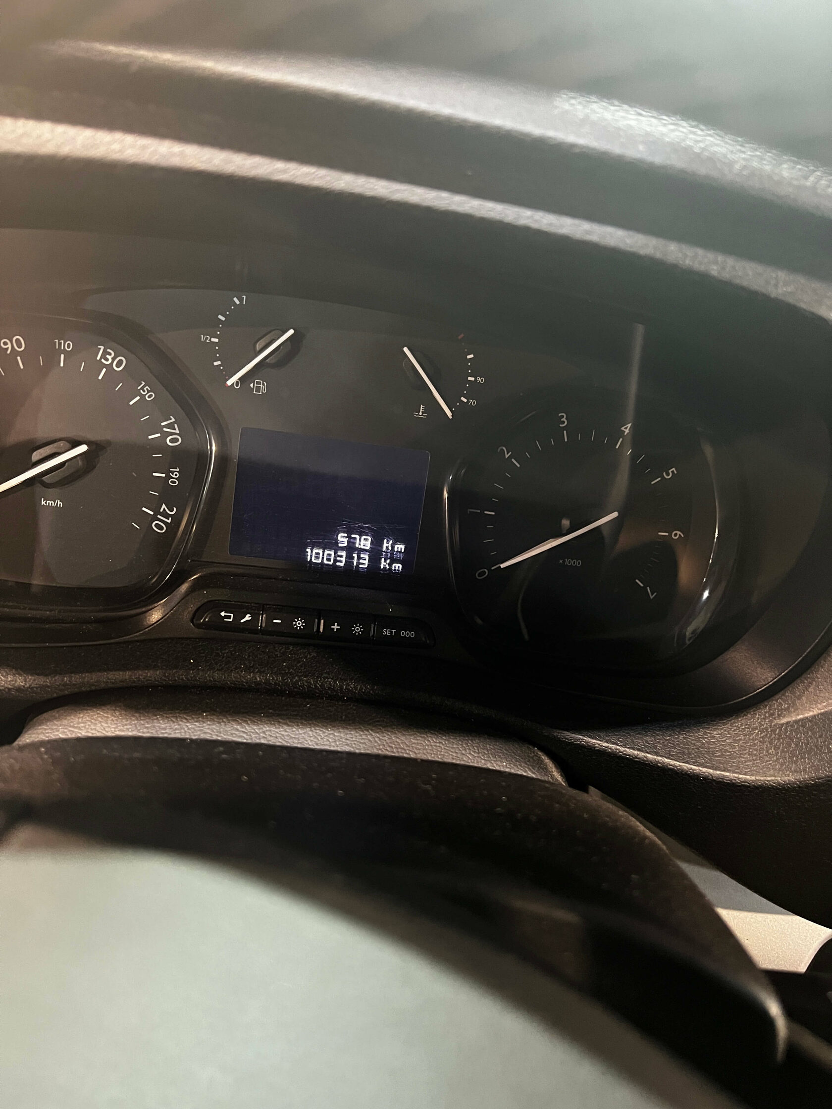 Фиксация пробега 100313 км