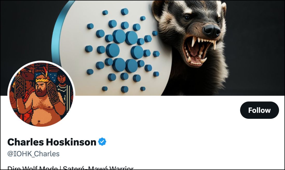 Charles Hoskinson (@IOHK_Charles)