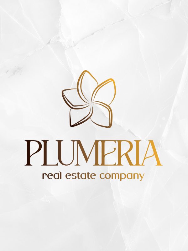 Логотип для агентства недвижимости Plumeria на Пхукете