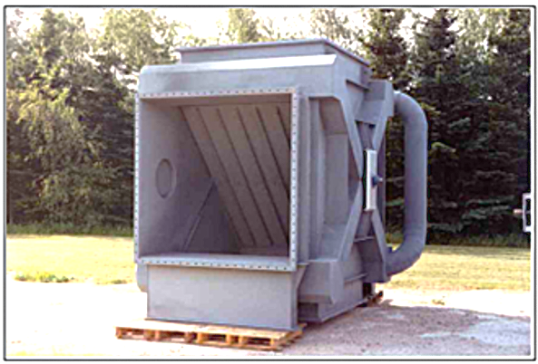 вид клапанов переключения газовых потоков в регенеративной схеме каталитического окисления на 100000 нм3/ч