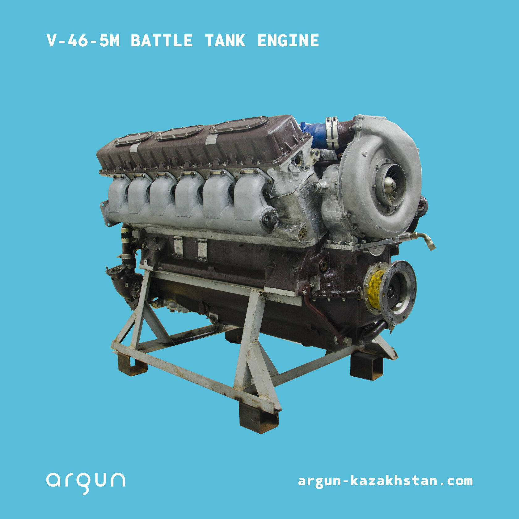 V465M battle tank engine Worldwide shipping ARGUN