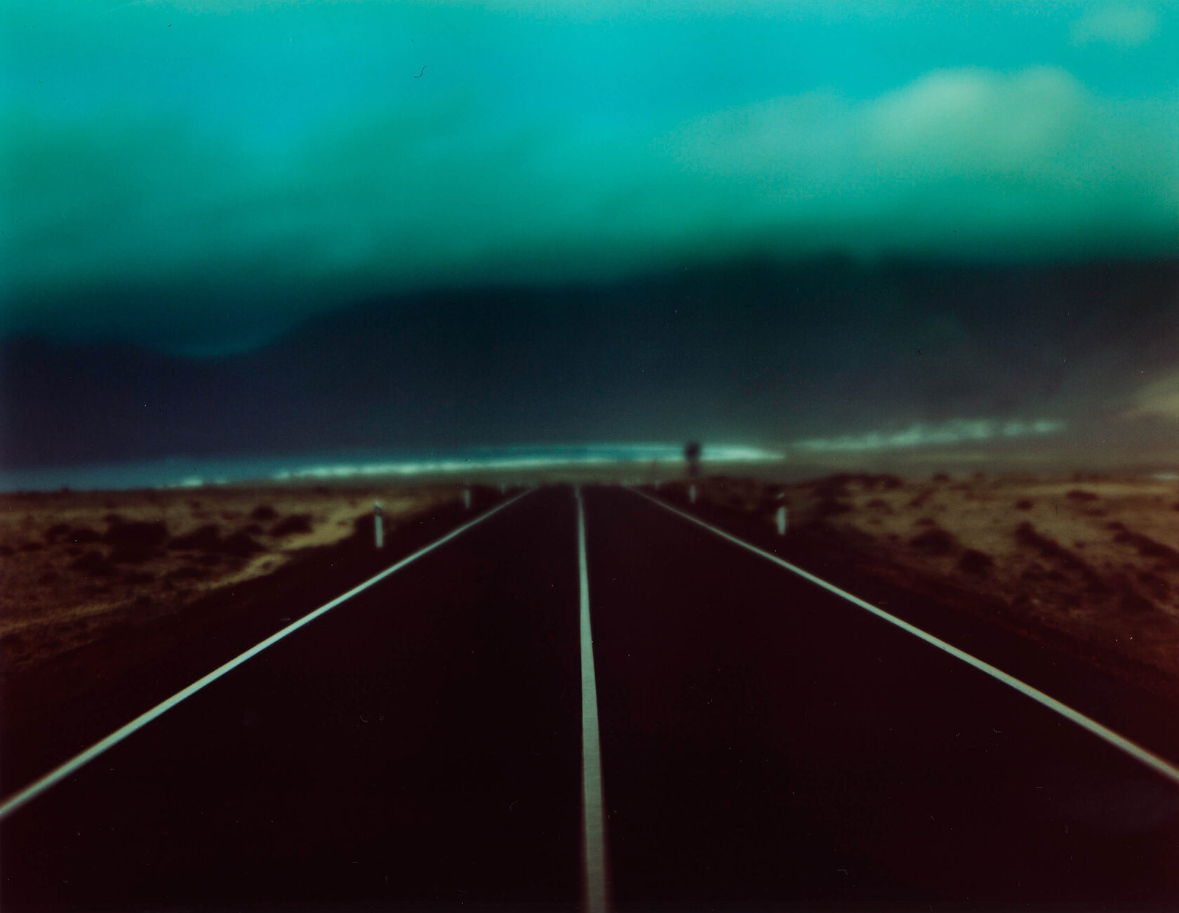 The Road. Lanzarote. 2010. Color Negative 4×5 inch.
