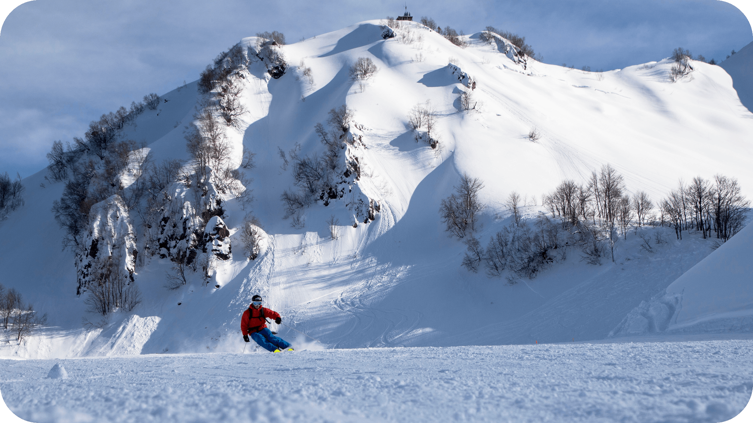 Панорама горнолыжных курортов Красной Поляны