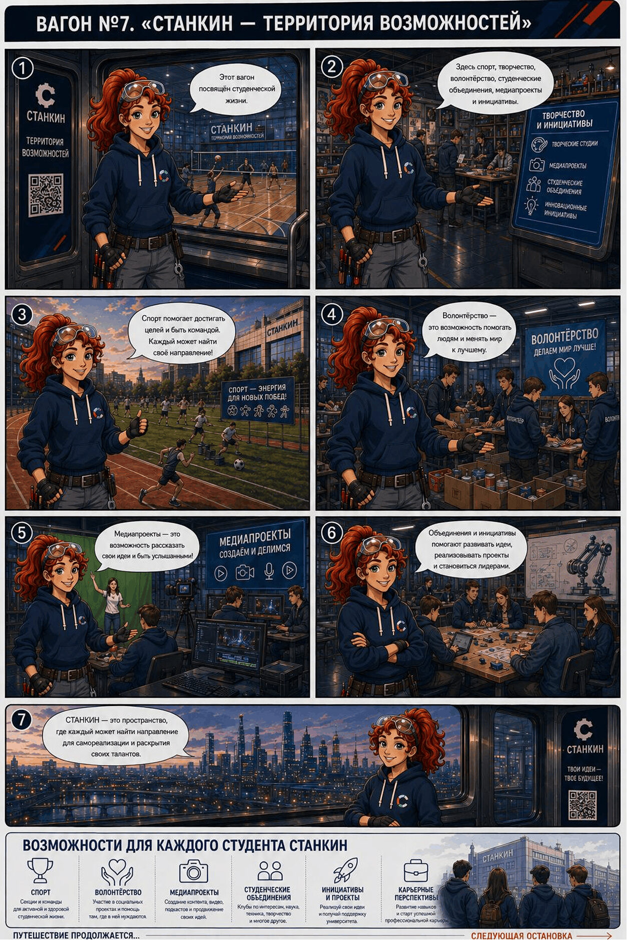 Комикс, вагон 7: Территория возможностей