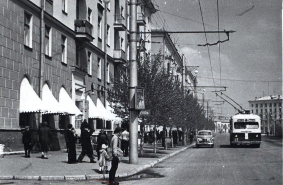 Улица Алюминиевая. 1960 г.