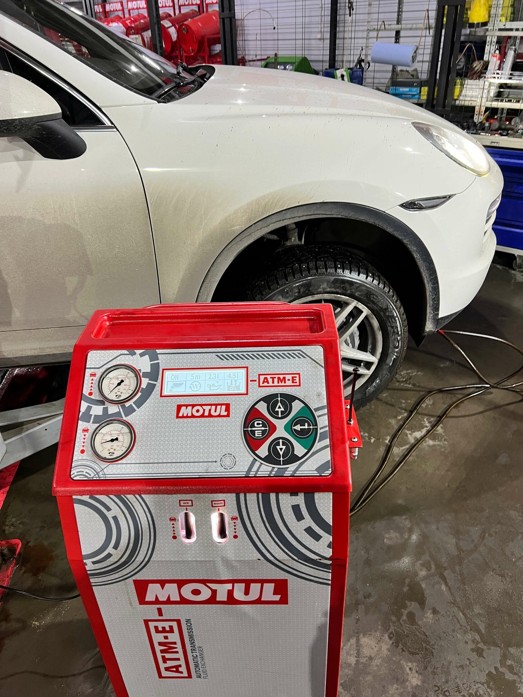 Состояние старого масла в АКПП Porsche