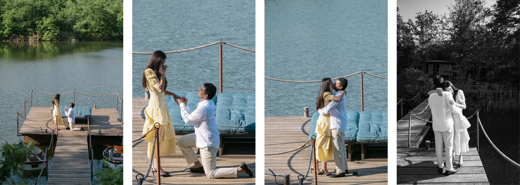 Wedding proposal in Italy