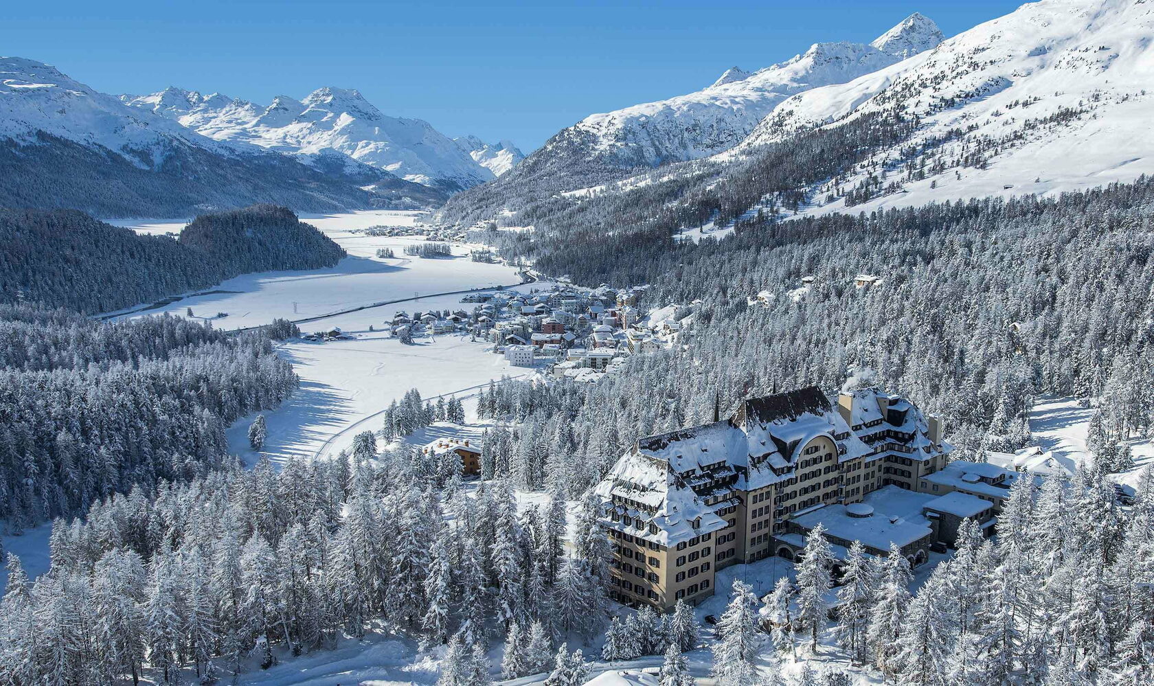 Санкт-Мориц Швейцария горнолыжный курорт фото