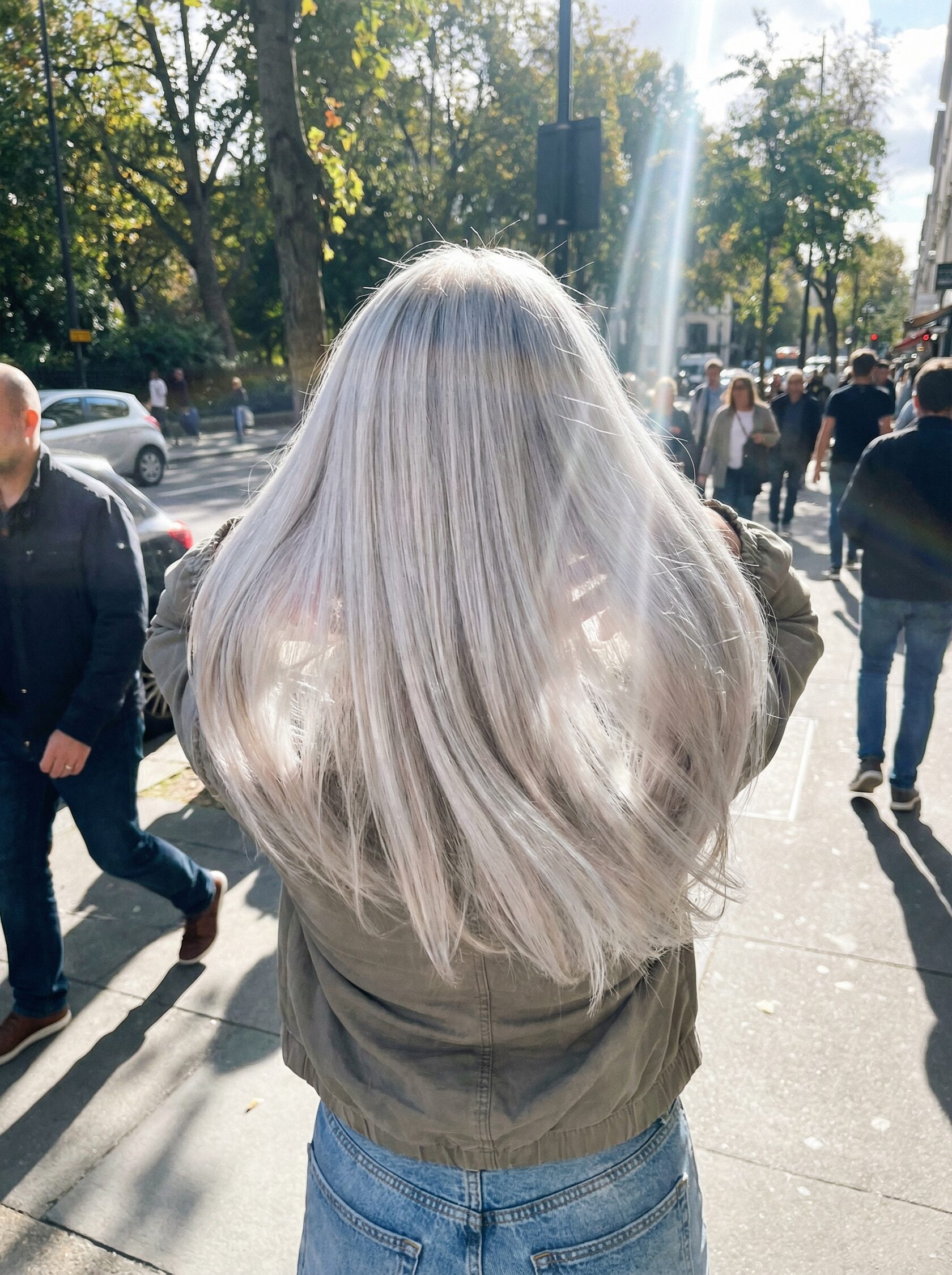 Серебристый блонд