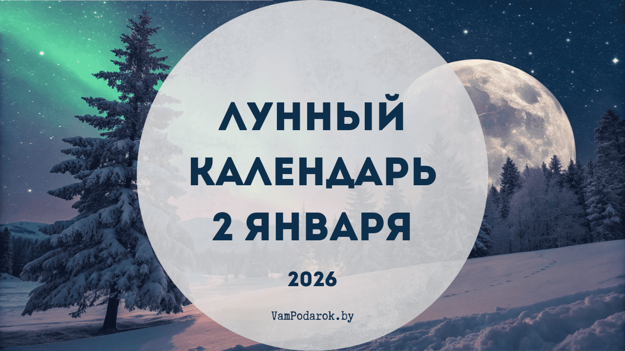 Лунный календарь на 2 января 2026 года