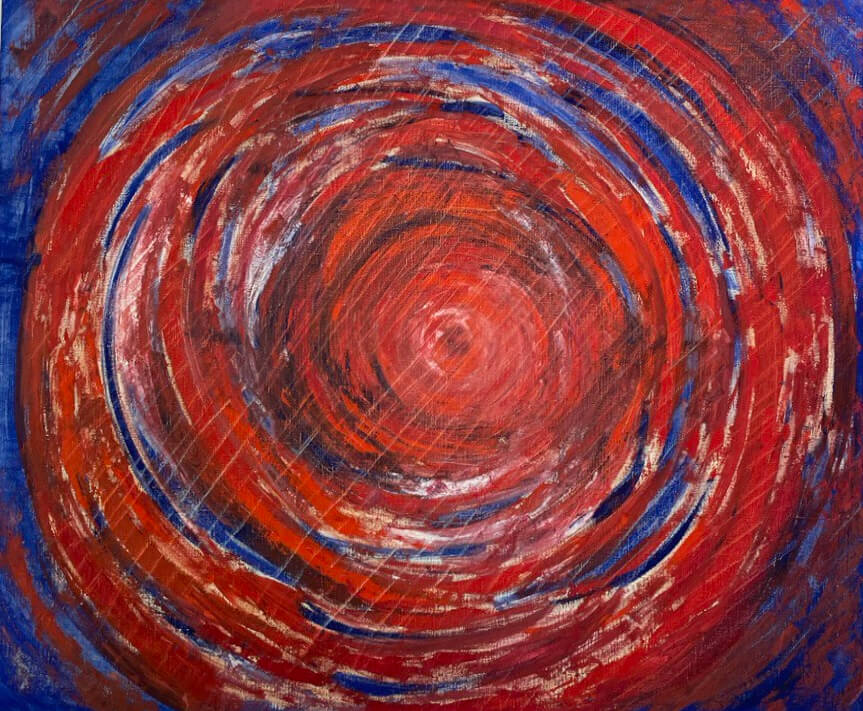 Abstract painting by contemporary artist Vladimir Tolkachev