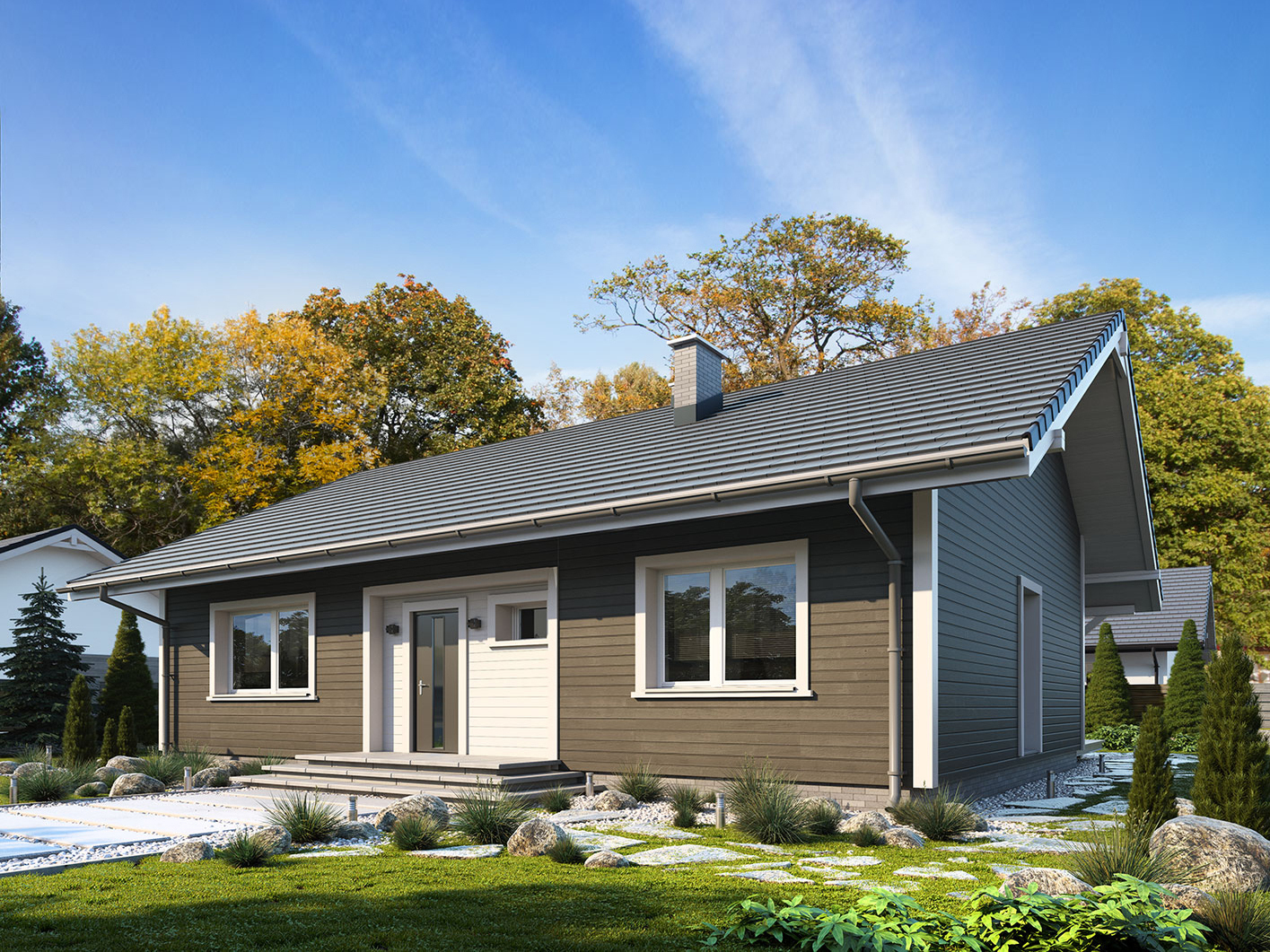 Популярные архитектурные стили частных домов