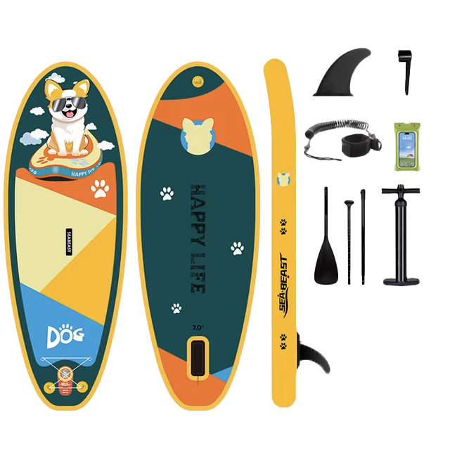 Детская надувная доска для серфинга Sea Beast