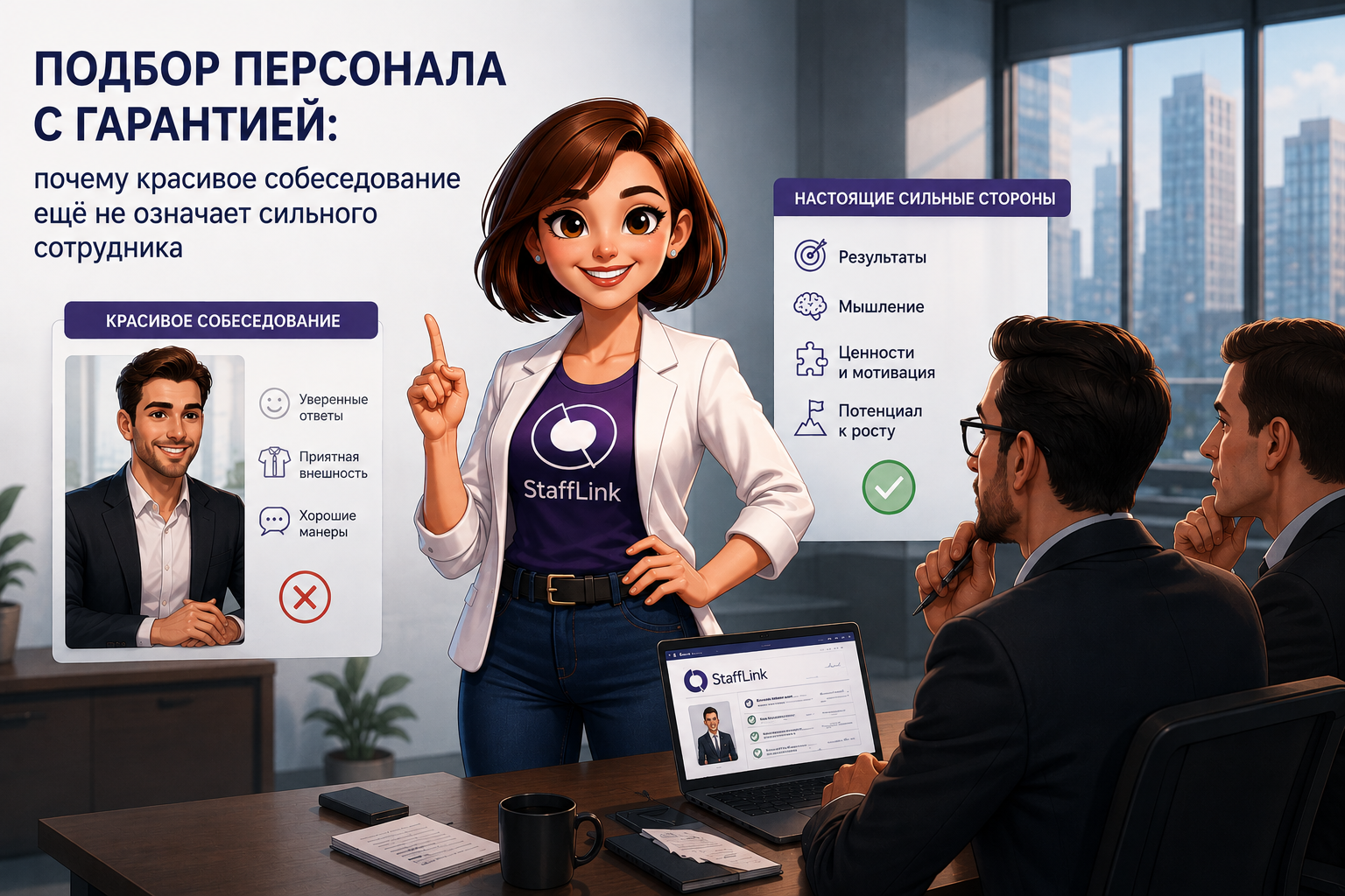 Подбор персонала с гарантией: оценка кандидатов и снижение рисков неправильного найма