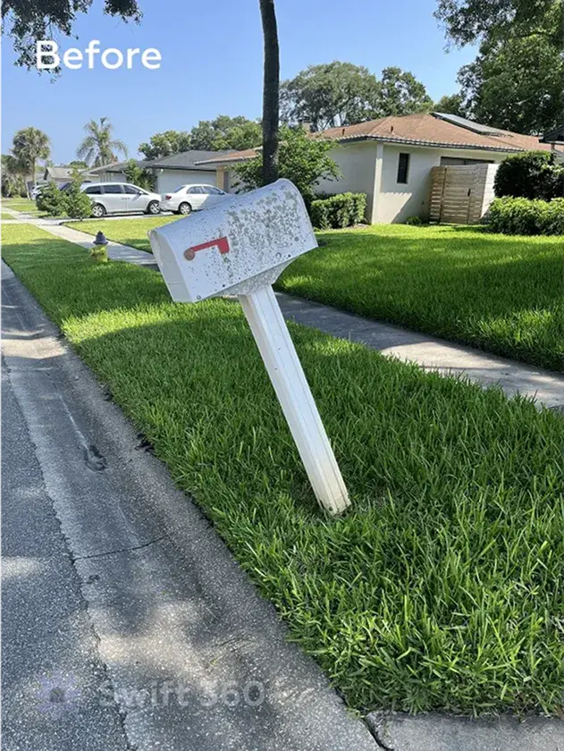 Swift360 - Handyman Orlando - Result job - Mail Post Replacement - Before