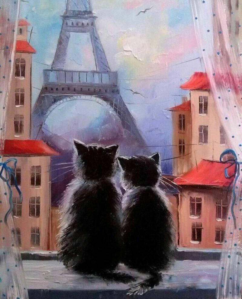 Коты в Париже