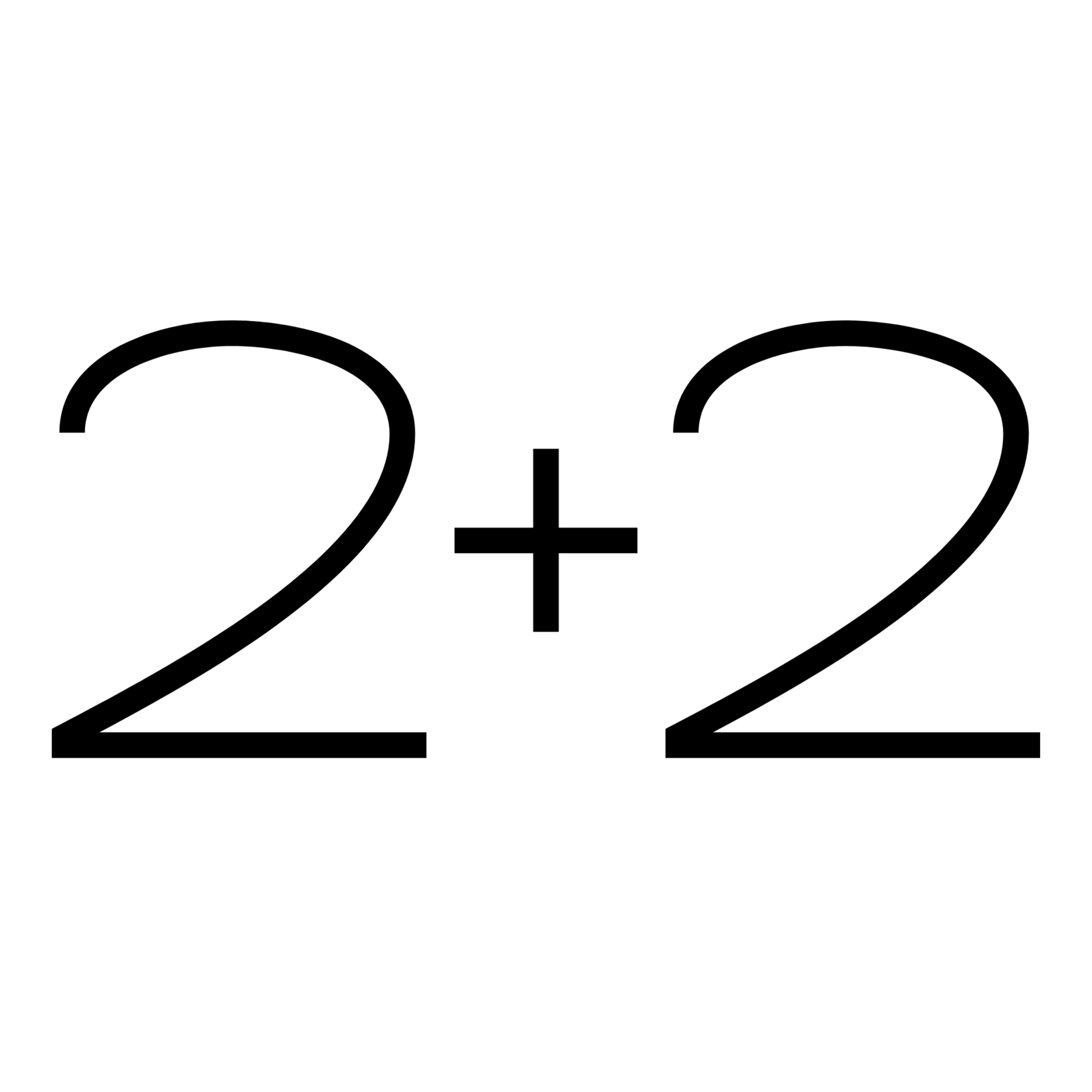 2+2