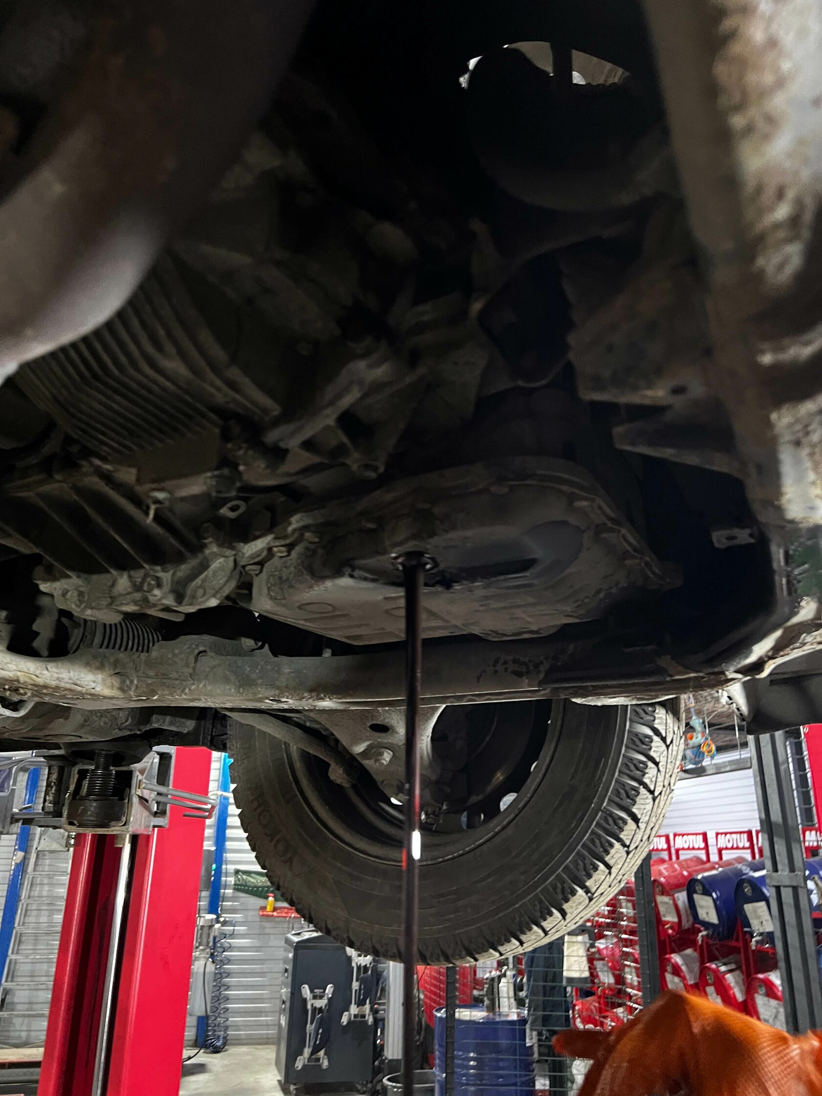 Слив масла из АКПП Kia Ceed