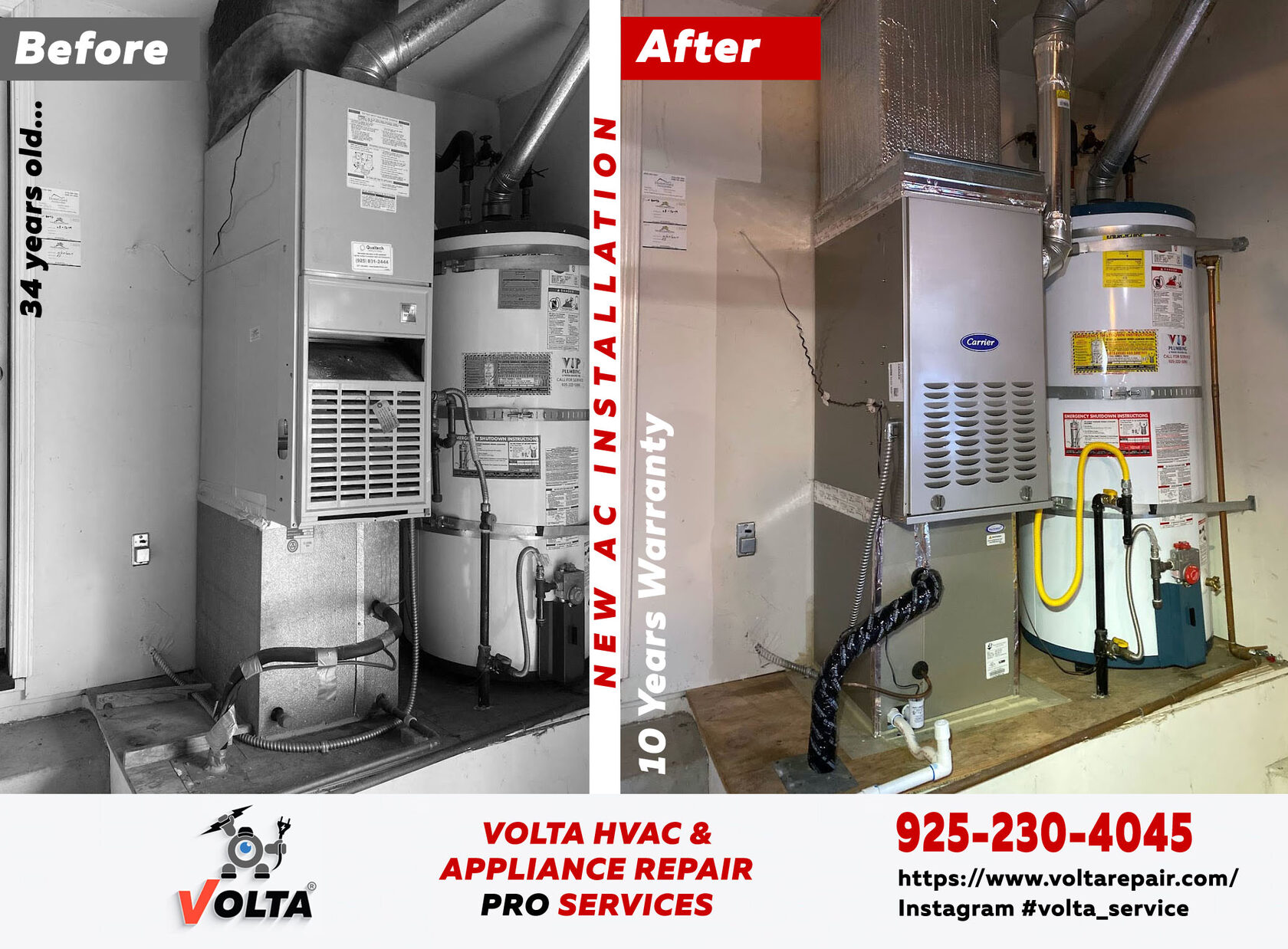 Carrier Furnace Comfort 80% AFUE 90,000 BTU Installation