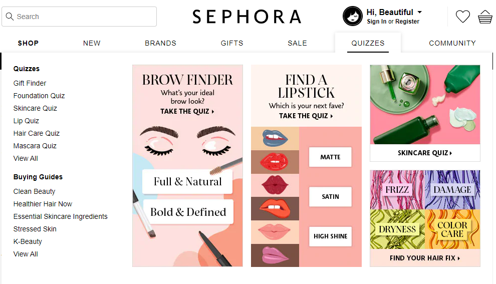 Sephora карта лояльности