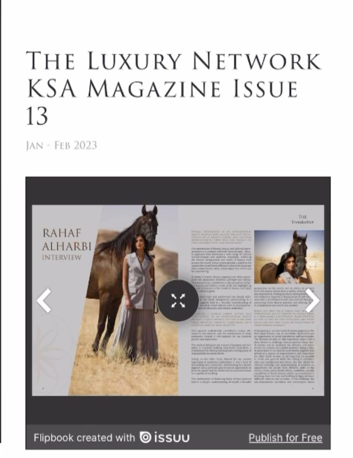 Rahaf Alharbi magazine cover 6 of 6