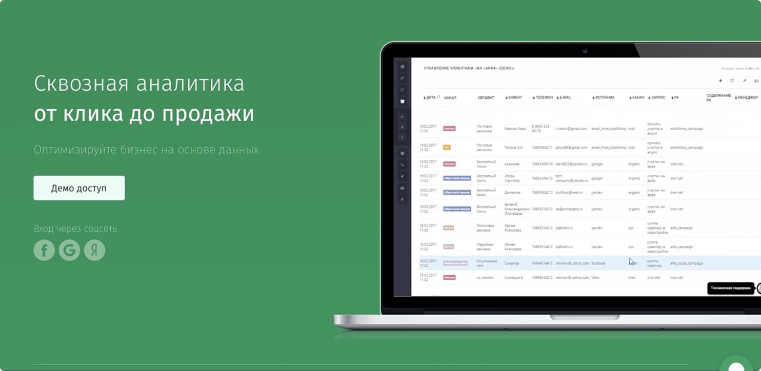 Primegate сквозная аналитика - Блог Достависты