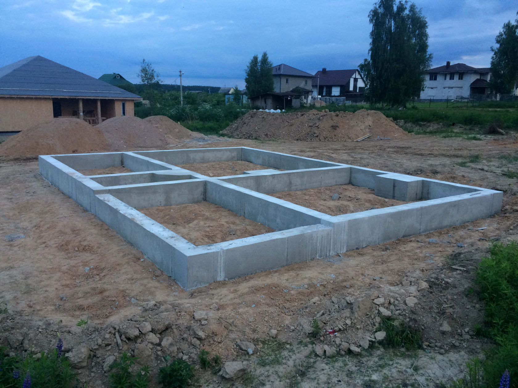 Фундамент для бани по всей Беларуси