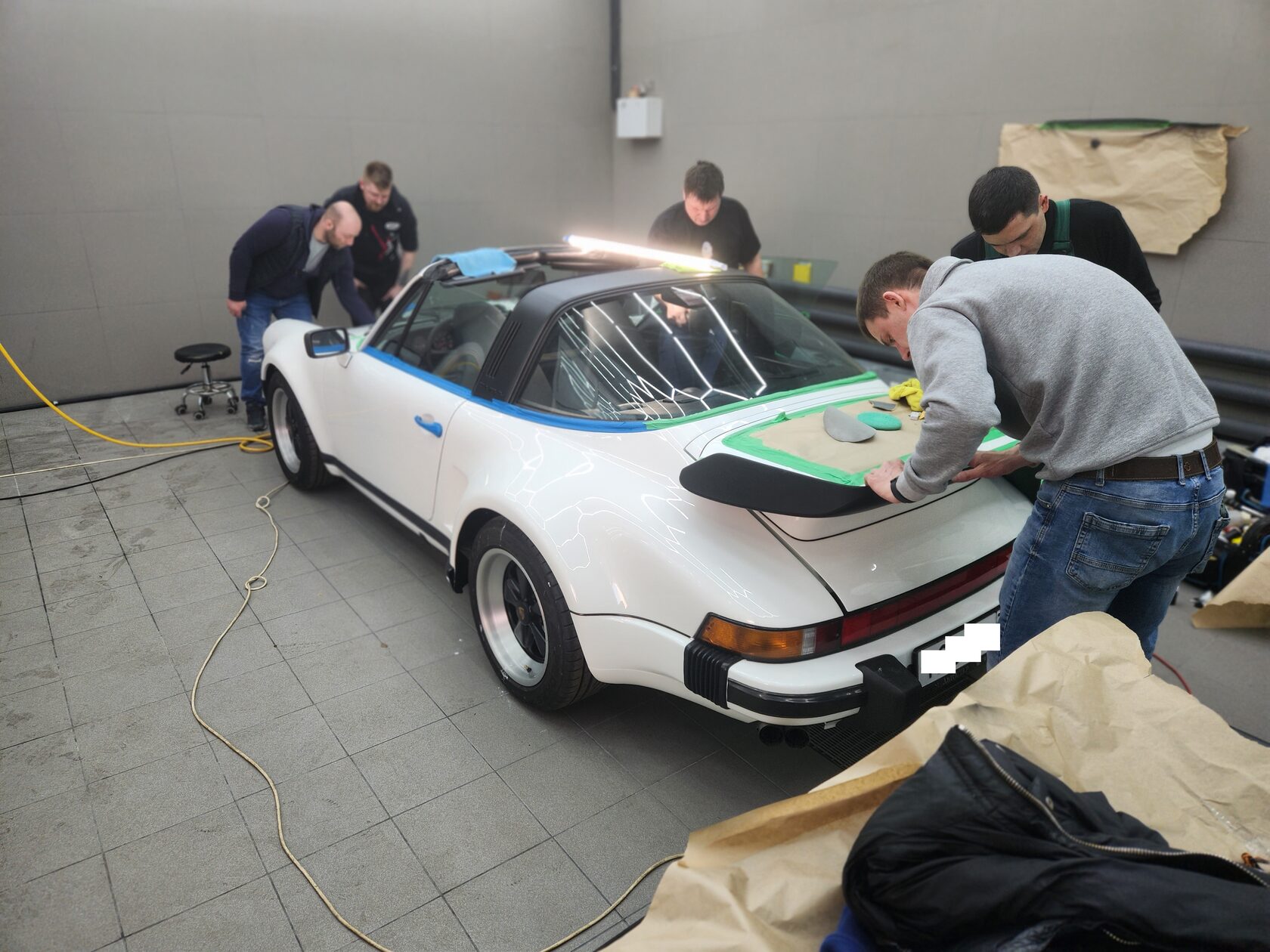автозвук porsche 911 (930)