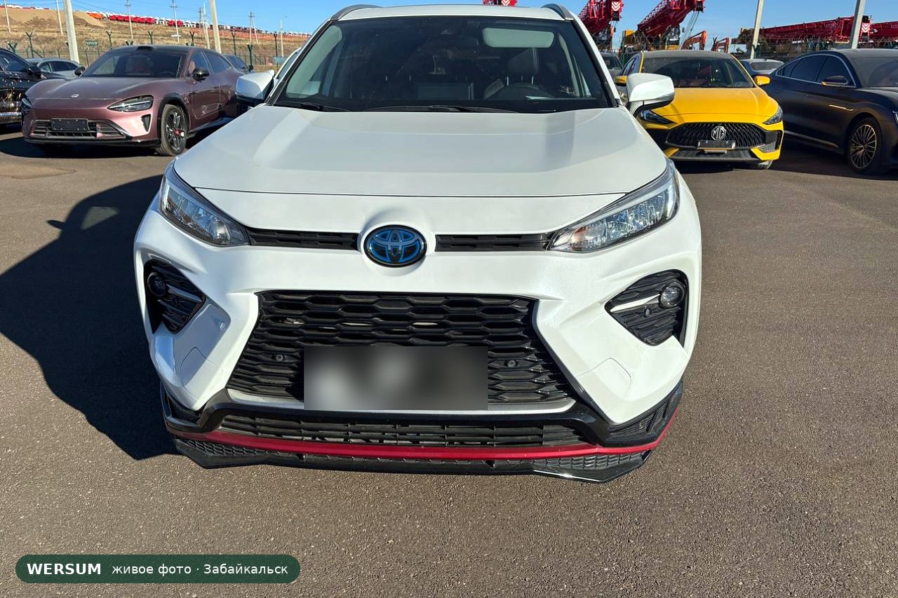 Toyota Wildlander, спереди: синий логотип Toyota