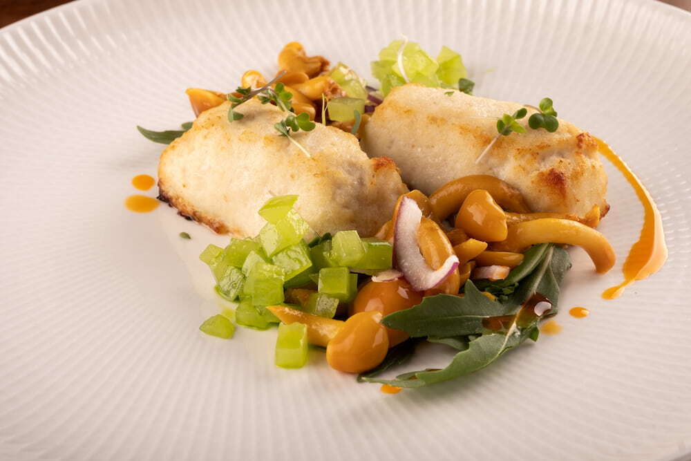 Тельное с маринованными грибами и луком